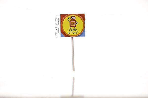 GoGo Robot Organic Lollipops