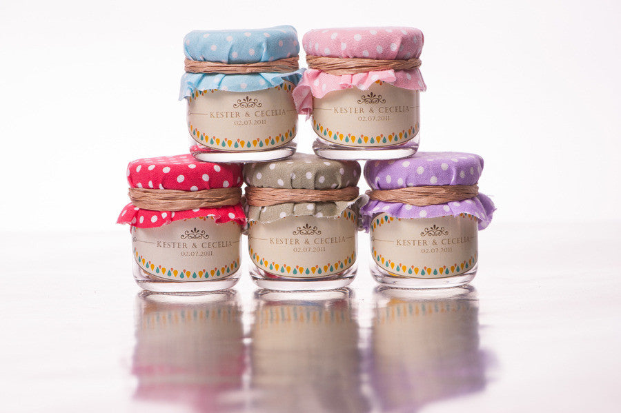 KC (Polka Dots Cover) Classic Jam Bottles