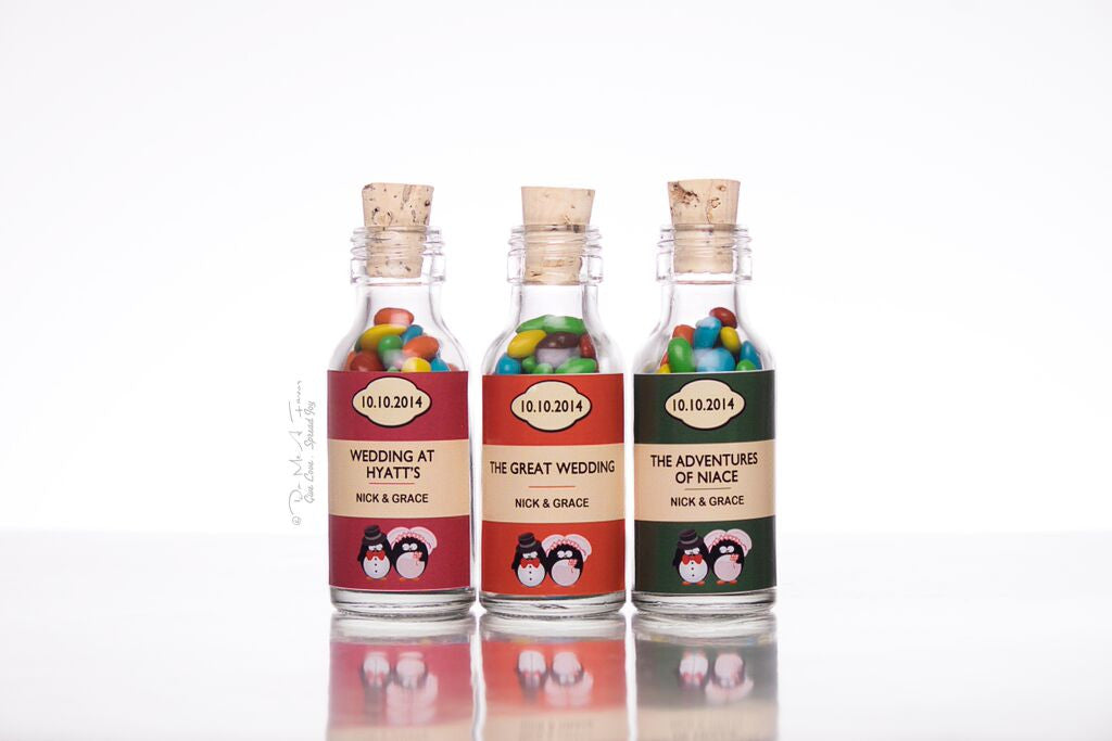 Mr&Mrs Penguin Potion Bottle