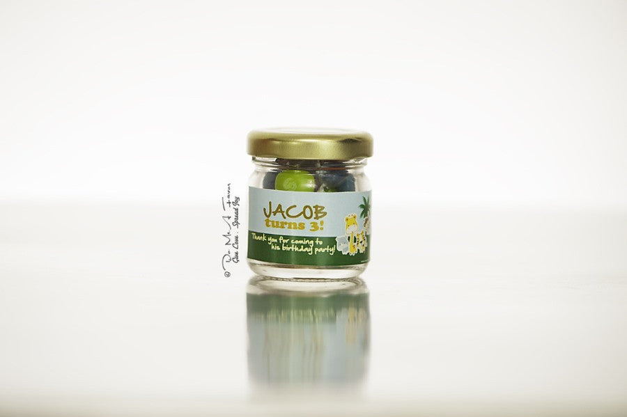 Safari Animal Friends Classic Jam Bottles