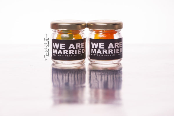 We Are Married Classic Jam Bottles