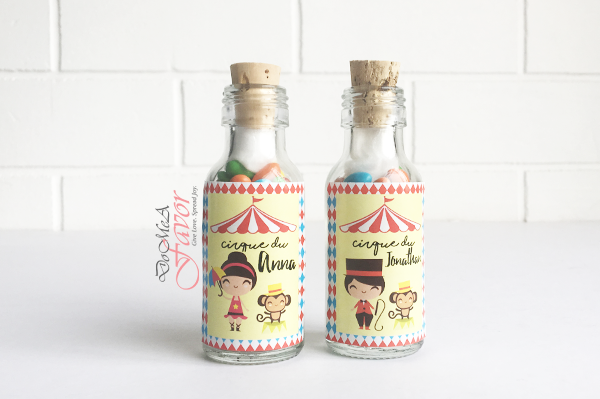 Happy Circus Potion Bottles