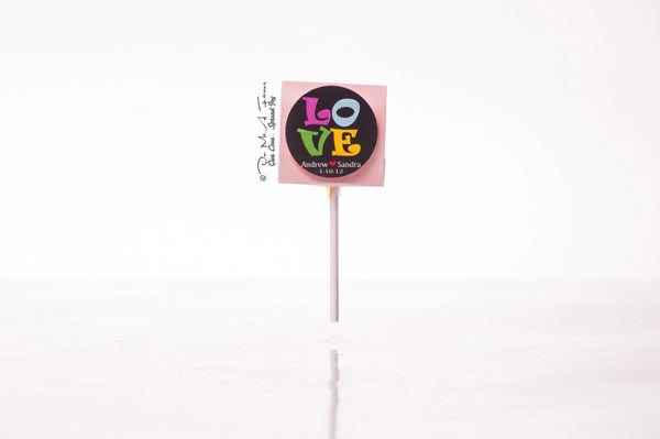 L-O-V-E Organic Lollipops