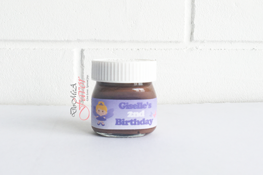 Purple Fairy Mini Nutella Bottles