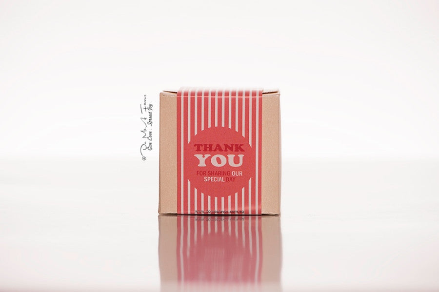 Cheery Stripes Favor Boxes