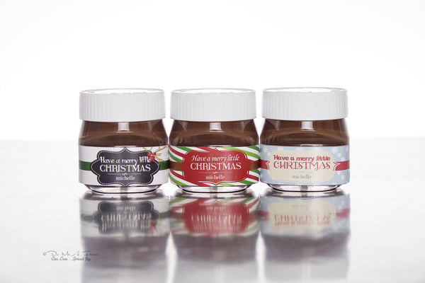 Nuts Over Christmas Mini Nutella Bottles