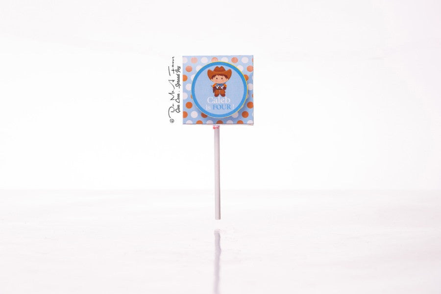 Wild Wild Cowboy Organic Lollipops