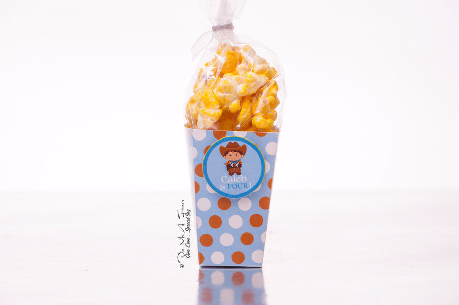 Wild Wild Cowboy Popcorn Box