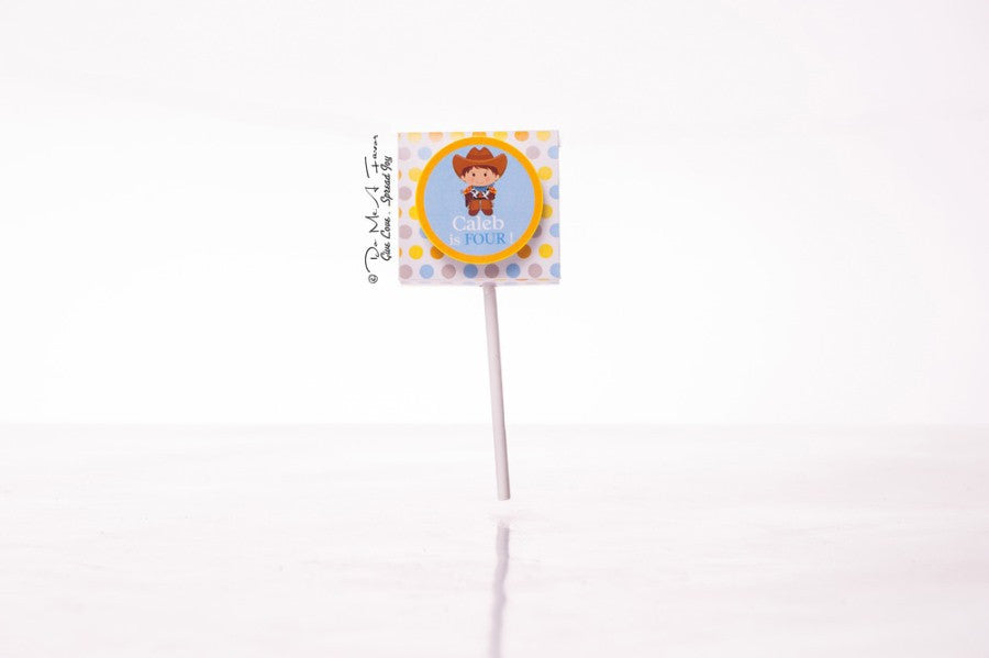 Wild Wild Cowboy Organic Lollipops