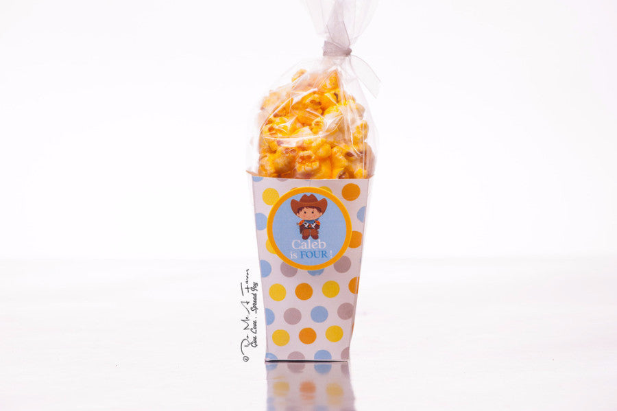 Wild Wild Cowboy Popcorn Box