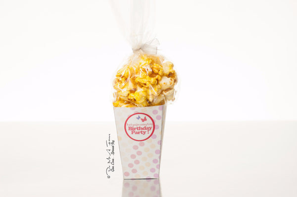 Fairy Princess Popcorn Box (Polka Dots)