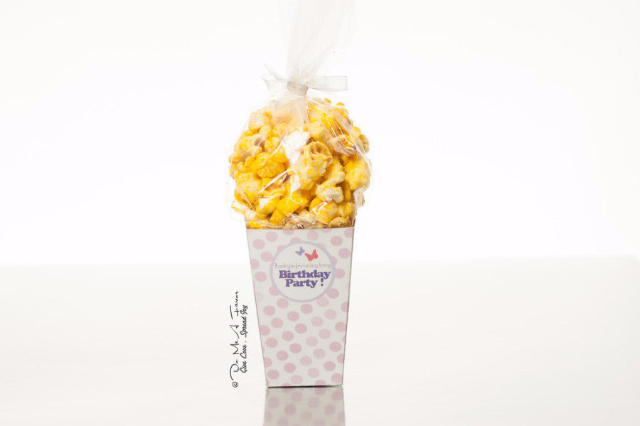 Fairy Princess Popcorn Box (Polka Dots)