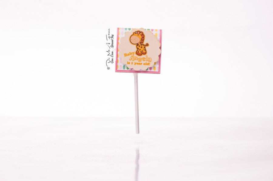 Oh Baby Girl Organic Lollipops