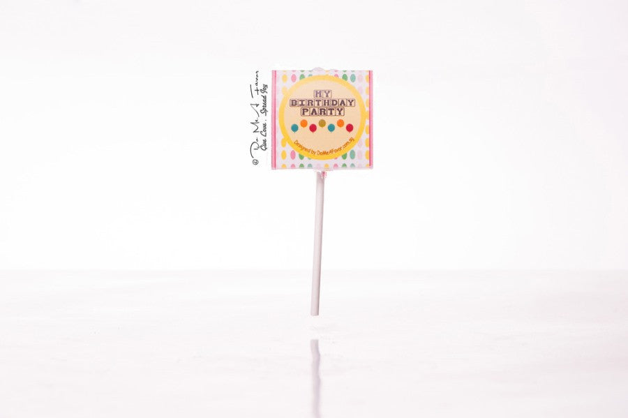Oh Baby Girl Organic Lollipops