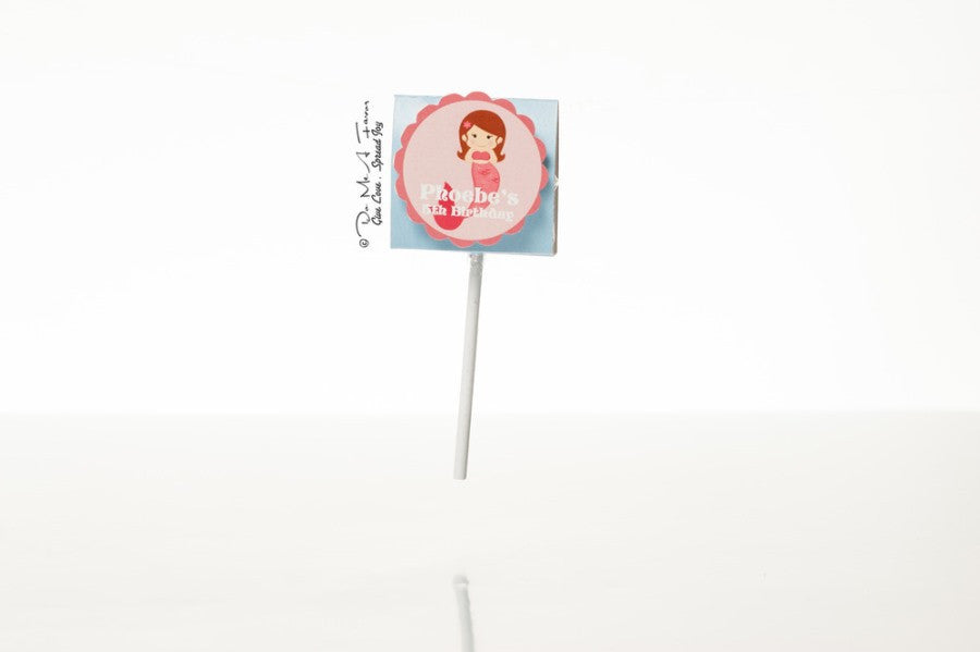 Little Mermaid Organic Lollipops