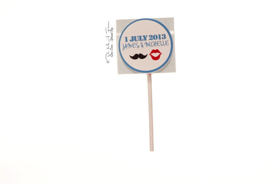 Mr & Mrs Charming Organic Lollipops