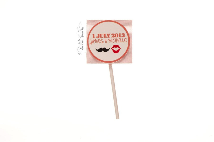 Mr & Mrs Charming Organic Lollipops