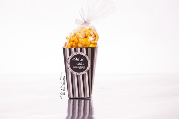 Mr & Mrs Popcorn Box