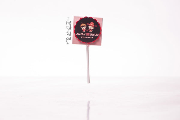 Oriental Couple Organic Lollipops
