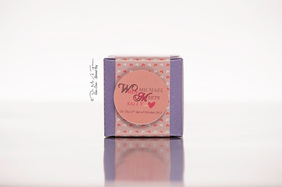 When Michael Meets Sally Favor Boxes